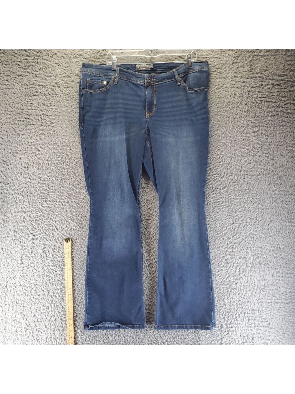Torrid Jeans Womens Size 18 Blue Luxe Slim Boot Super Stretch Denim *Read*